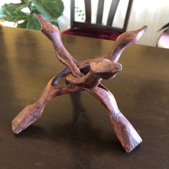 Abstract Art Bowl Stand from the '70's - Picture 2 of 9